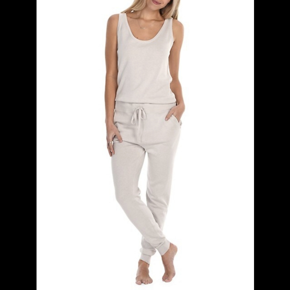 Paper Label Peyton Knit Jumpsuit - US S OLIVE COLOUR